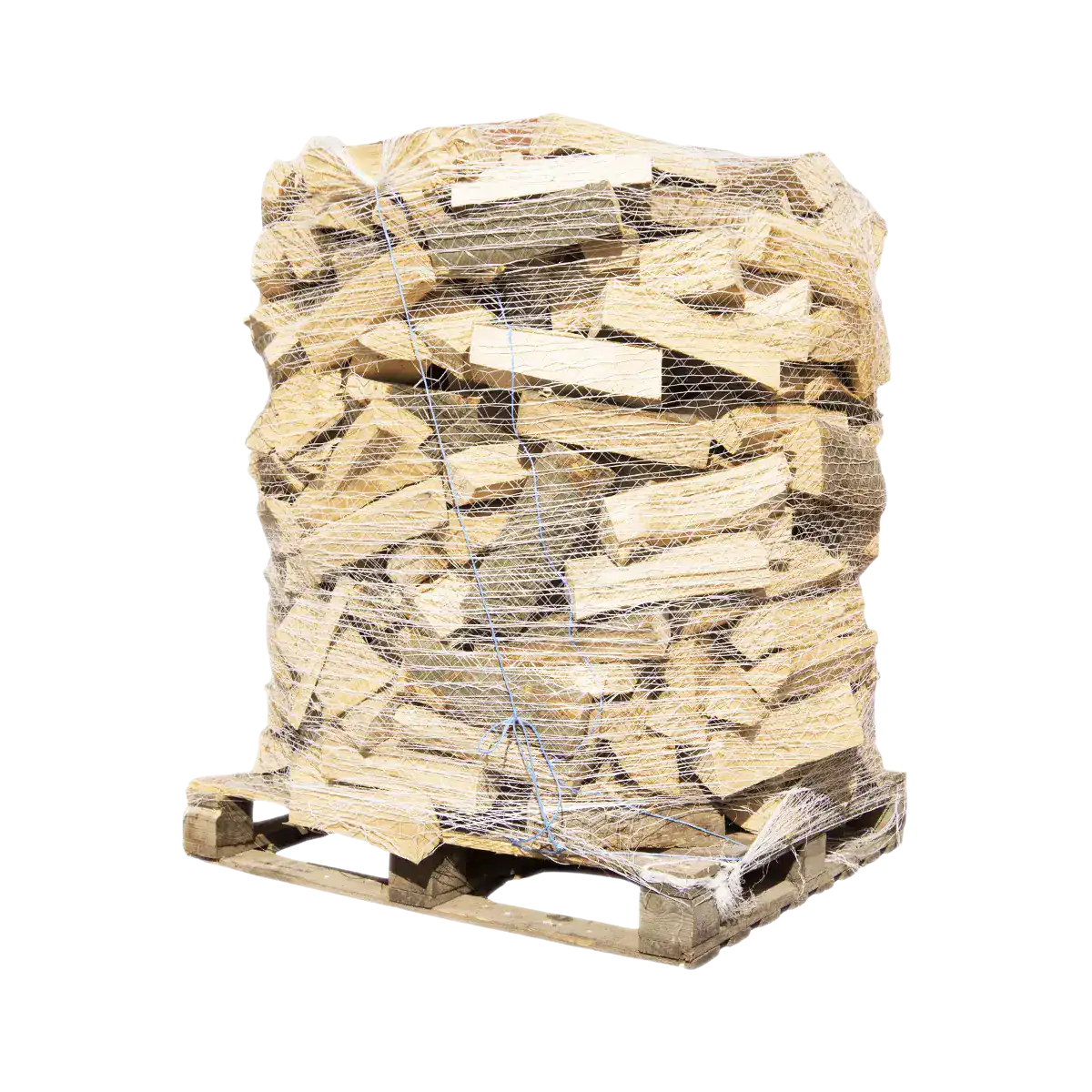 Buchen Brennholz Premium 33cm, rindenfrei auf Palette im Netz, ca. 1,6 srm / 1rm, 500 kg – Bild 2