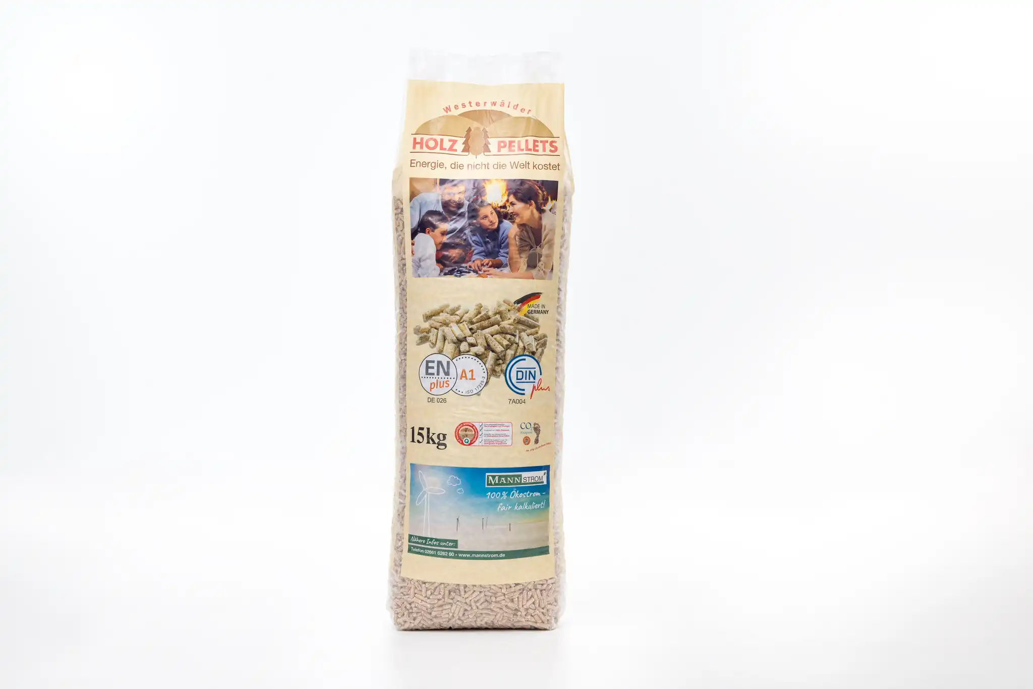 Westerwälder Pellets ENPlus A1 – Palette (65Sack) 975kg – Bild 3