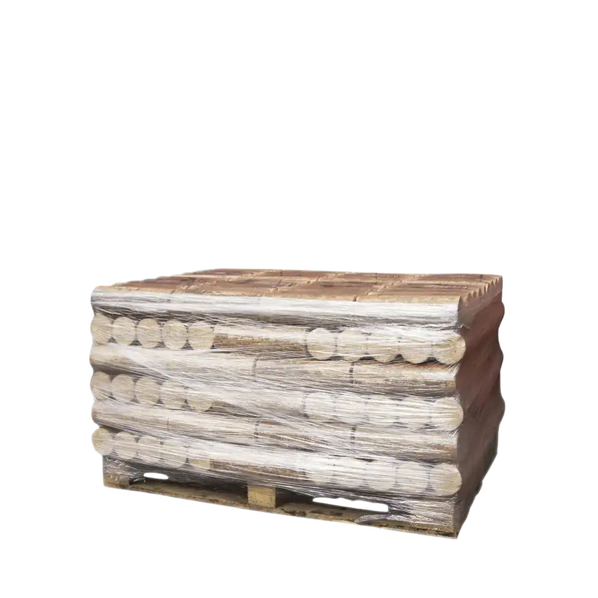 Holzbriketts ÖkoMcBrix Klassik PLUS Palette 480 kg ( Halbe Palette ) – Bild 2